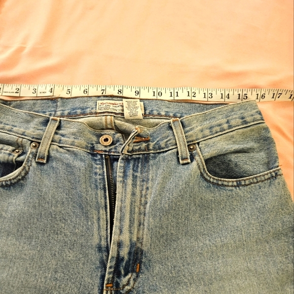 Abercrombie & Fitch Jeans Emma Bootcut Midrise Medium Wash Stretch Denim Women 6 - Picture 1 of 7